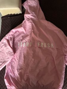 Max Pink Hooded Lightweight Jacket