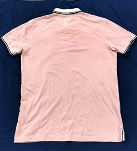 Men's Peach Polo T-Shirt
