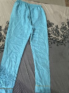 Embroidered Sky Blue Kurta