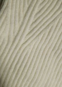 Cream Ribbed Bustier Top