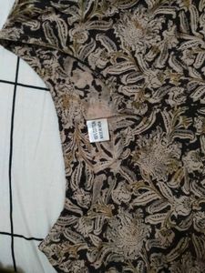 Boho Floral Print Cotton short Kurta