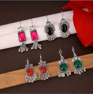 Bohemian Dangle Earrings Set of 4