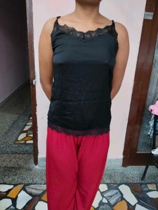Elegant Black Lace Camisole
