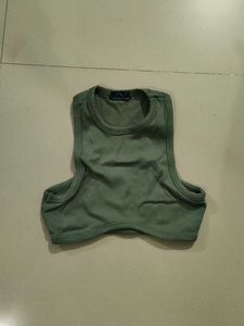 Olive Green Tank Top