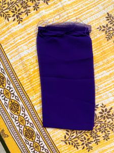 Deep Purple Festive Embroidered Sharara Set
