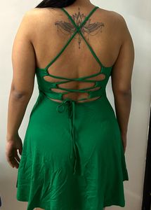 Backless Skater Dress in size L !