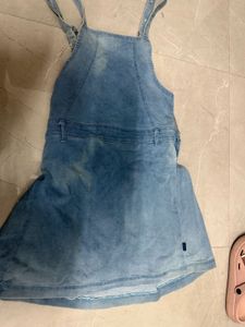 Denim Pinafore Dress