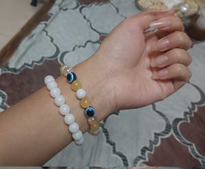 set of 4 Beaded Bracelets