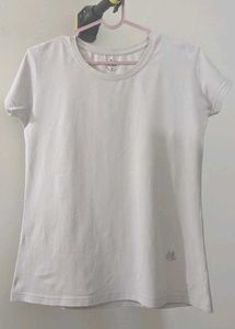 Off White Casual T-Shirt