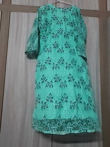 A Line Net Kurta