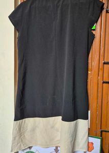Black Dress with Lace Detail