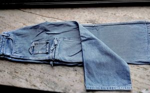 Light Wash Cargo Jeans