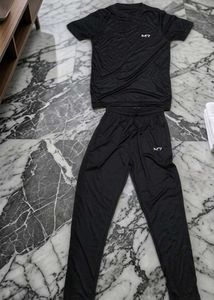 Men's Black Athletic Tracksuit