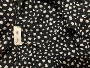 Chic Black &amp; White Polka Dot Dress