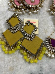 Assorted Traditional Indian Earrings 4 pices combo