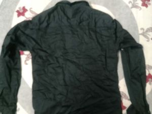 URBANSTYLE Men's Black Casual Shirt
