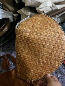 Woven sun shade hat