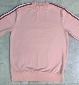 Pastel Pink Striped Long Sleeve Top