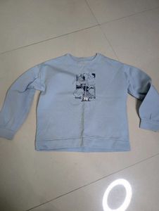 Cute Graphic Print Sweatshirt