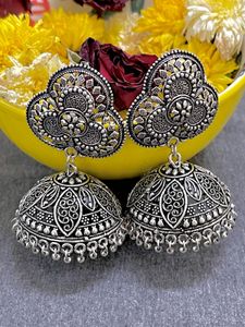 Big Oxidised Jhumka