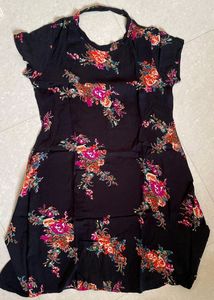 Combo!Zara gingham And black Slip Straight Dress