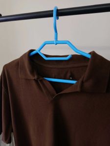 Men's Brown Polo T-Shirt