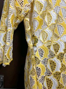 Boutique Stiched Suit With Lycra Pants