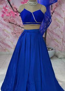 Royal Blue Lehenga Choli Set