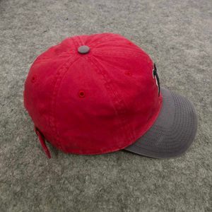 Red Boston Baseball Cap