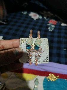 Elegant Flower Drop Earrings