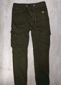 Men's Olive Green Cargo Pants