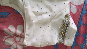 Stunning Embellished Saree Blouse