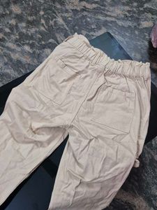Casual Beige Pants