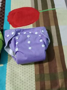 Reusable Diaper With Inserting Pad