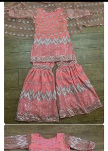 heavy gharara suit set