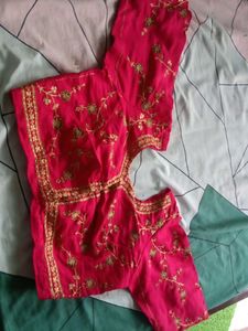Embroidered Pink Blouse