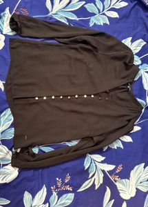 Allen solly- Chic Black Long Sleeve shirt