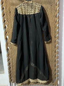 Elegant Black &amp; Gold Eid Outfit