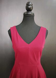 V-Neck Skater Dress