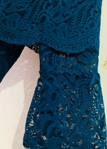 Beautiful Party Wear Net Crop top For Ladies
