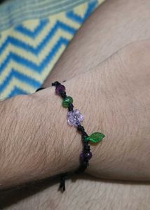 Cute Beaded Bracelet with Charms