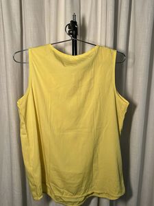 Vero Moda Yellow Sleeveless Top