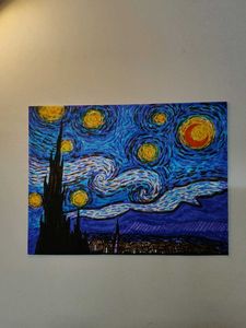 Starry Night Inspired Wall Art