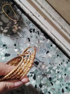 Gold-toned Bracelet Set