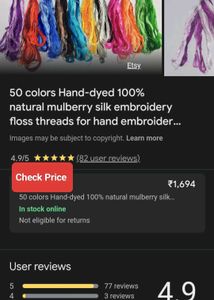 33 - Hand Embroidery 🪡 Malti Thread Combo