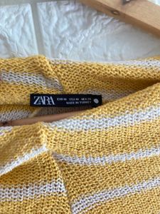 Zara Yellow Trouser Pant