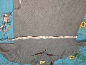 korean japanese vintage Men's Grey Polo Neck