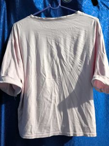 Pink Graphic Anime T-Shirt