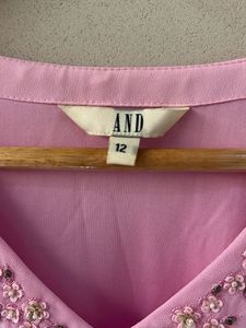 Pink Embellished Dress
