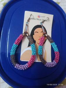New Beaded Drop Earrings